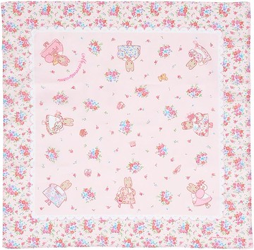 asdfkitty*日本製 茉莉兔 40週年紀念 時裝秀系列 手帕 方巾 桌墊 餐墊 桌巾-正版商品