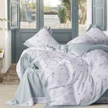 (單人/雙人/加大) 100%天絲™床包枕套三件組 / 萌寵物語 / HOYACASA