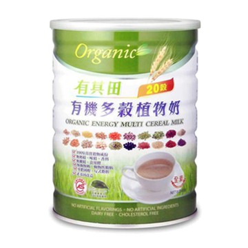 [有其田]有機多穀植物奶罐  微甜（買二送一）