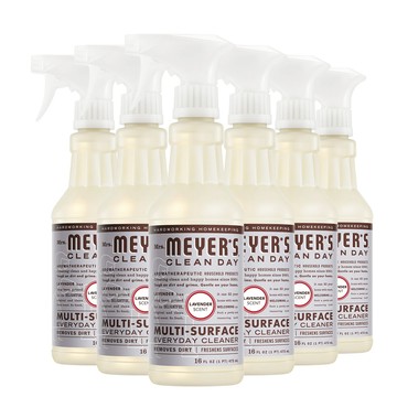 Mrs. Meyer's梅耶夫人 香氛多功能清潔劑-薰衣草473ml x6入
