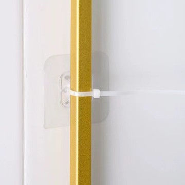 掛鉤粘鉤扎帶理線器固定貼自粘扎帶卡扣固定電線柜子防傾倒固定器鑫弘-3C數碼