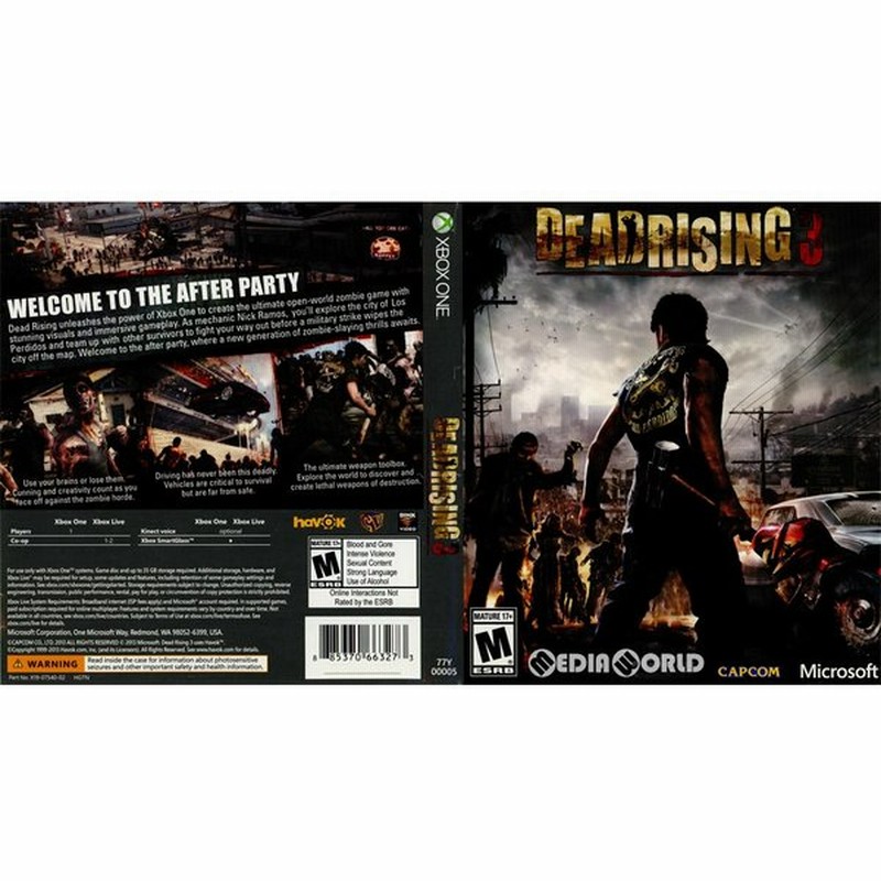 中古即納 Xboxone Dead Rising 3 デッドライジング3 北米版 77y 通販 Lineポイント最大0 5 Get Lineショッピング