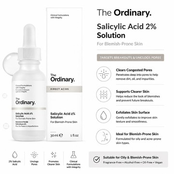 The Ordinary Salicylic Acid 2% Solution 水楊酸精華液 30ml 精華液 精華