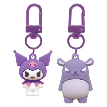 Sanrio 三麗鷗 造型吊飾2入組 三麗鷗家族 KUKB  紫色