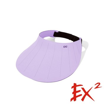 【EX2德國】涼感空頂遮陽帽『萱紫』365064