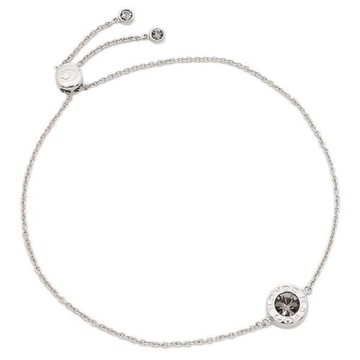 【COACH】晶鑽圓環手鍊-銀色