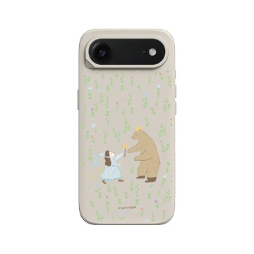 iPhone Air SolidX 貝殼灰 - 咻咻熊 XiuXiubear - 花園裡的小魔法