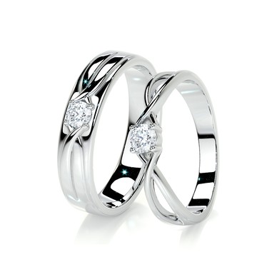 ALUXE 18K金 結婚對戒 RBG0500
