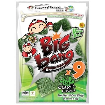 泰國小老板 超級大海苔超值包-54g(包) / 6g x9入(經典味) [大買家]