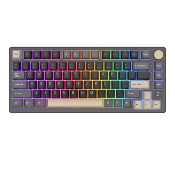 【RK】M75 75% 藍牙三模無線機械鍵盤 K黃軸 RGB魅影 中文