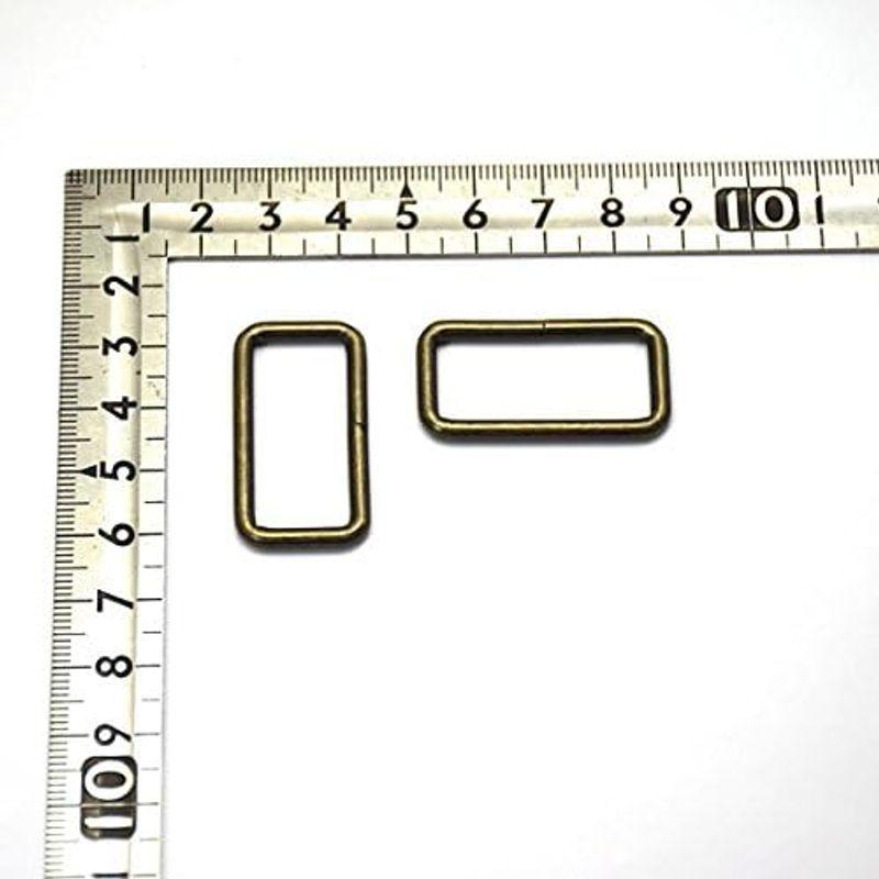 角カン(小カン) 30×13×3mm アンティークゴールド 50個セット