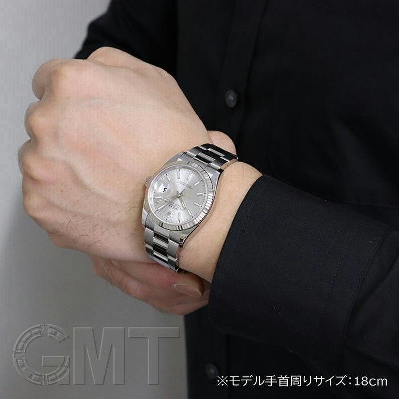 ロレックス シルバー 時計 デイトジャスト ロレックス 文字盤カラー：シルバー
