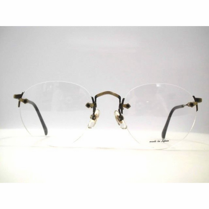 日本製 ツーポイントめがね ビンテージボストン型縁なしメガネフレーム Dixie 9 通販 Lineポイント最大0 5 Get Lineショッピング