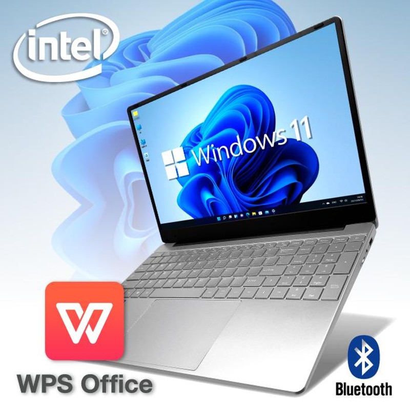 Windows11 新品ノートパソコン office搭載 Bluetooth フルHD液晶 第9世代CPU J4125 15型 メモリ12GB  新品SSD512GB アウトレット | LINEショッピング