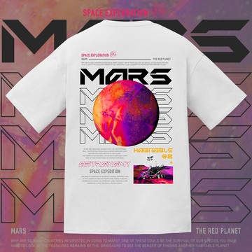 炙熱螢光火星短TEE