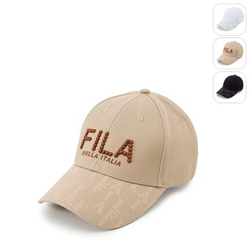 【FILA】經典LOGO帽/棒球帽-卡其 HTZ-1007-KK