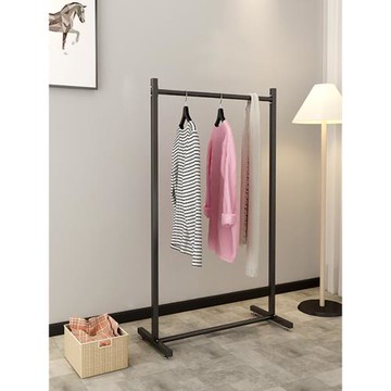 簡易落地掛衣架單桿家用晾衣架室內掛衣服架子宿舍曬衣桿陽臺衣架