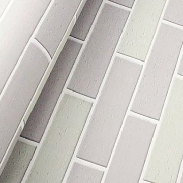 WA. WALL ART 仿磚紋文化石壁紙 PVC材質  60 x 300cm  米灰色