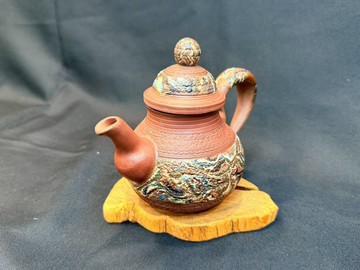 【鍶藝青銀藝術光譜】岩礦酒壺-吳興昌 老師作品-- 情有獨鍾