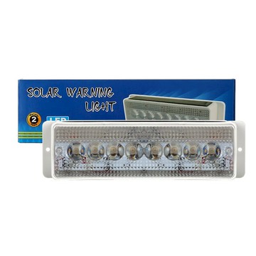 新品上市~太陽能常亮頻閃警示爆閃燈充電LED施工警告燈船用防水紅黃藍信號 雙11全館免運