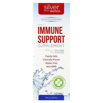 American Biotech Labs, 強化抵抗系統Silver Biotics，16盎司（472毫升）