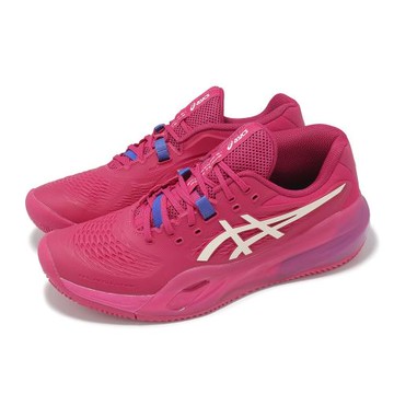 Asics 網球鞋 GEL-Resolution X Clay 女鞋 美網配色 紅土鞋底 桃紅 緩震 亞瑟士 1042A277700