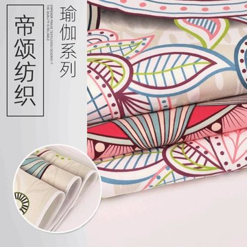 吸汗防濕滑瑜伽鋪巾便攜衛生公共瑜伽墊鋪巾印花瑜伽毛巾瑜伽毯子