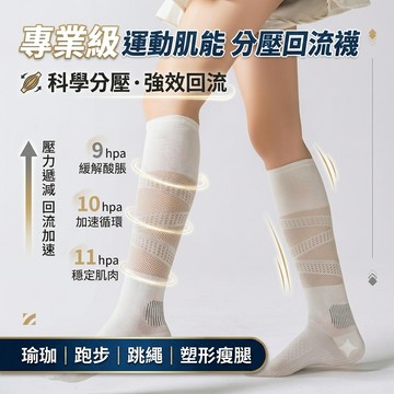 現貨秒發 隔日配 夏季薄款 壓力襪 運動肌能壓縮長筒襪 網眼透氣吸汗 跑步騎行瑜珈 美腿瘦腿 小腿防護襪 庫柏醬萌選