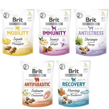 Brit咘莉機能狗零食 150g x 5入組(購買第二件贈送寵物玩具x1包)