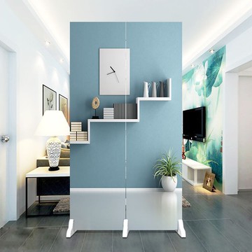 2片裝簡約現代玄關屏風客廳臥室時尚裝飾隔斷板公司辦公室屏風折疊移動輕便屏風北歐屏風 屏風隔間 隔斷屏風