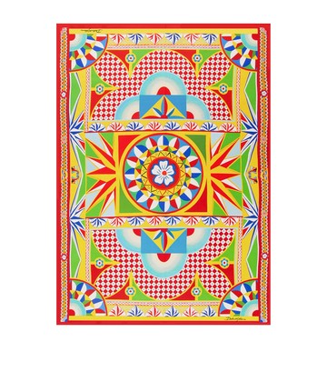Dolce & Gabbana Casa Silk-Wool Carretto Throw