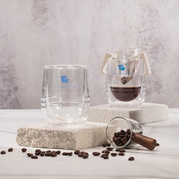COFFEELAND | 大羊杯 - 濾掛專用 - 雙層耐熱玻璃杯250ml