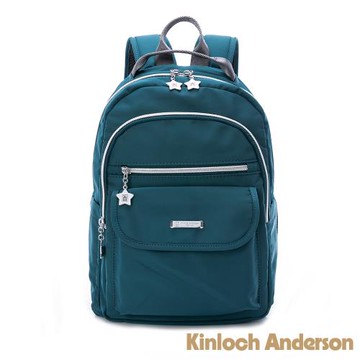 【Kinloch Anderson】城市酷玩 掀蓋後背包-霧藍綠