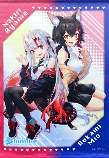 大神Mio&百鬼菖蒲B2掛畫虛擬YouTuber全直播×MOLLY.ONLINE第8彈