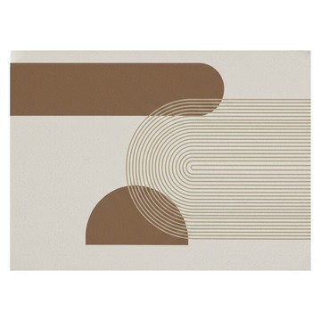 北歐風玄關PVC皮革地墊  山林  80 x 120cm  1個