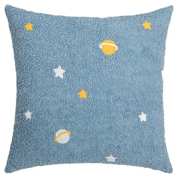 THiRTEEN 拾參家居 星球抱枕套 45 x 45cm 聚酯纖維  藍色