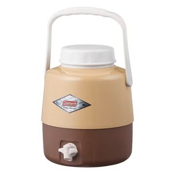 Coleman 經典飲料桶 4.9L 胡桃黃 不鏽鋼桶身 保冰保溫  1個