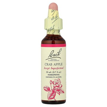 Bach, 原花調理，沙果，0.7 液量盎司（20 毫升）