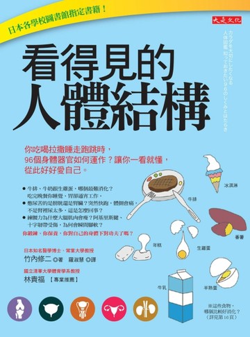 看得見的人體結構：你吃喝拉撒睡走跑跳時，96個身體器官如何運作？讓你一看就懂[二手書_良好]