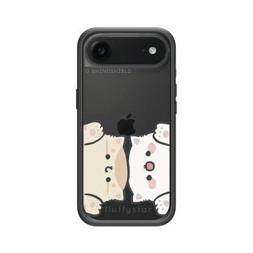 iPhone Air Mod NX -邊框背蓋組合 (相機按鈕) 黑 - fluffystar 毛絨絨星人 - BoboNini打招呼