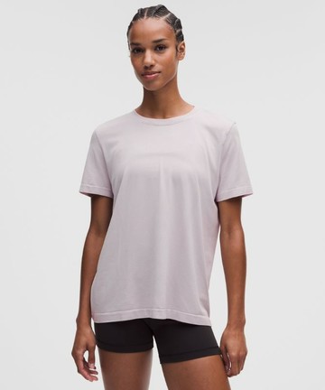 Swiftly Relaxed Short-Sleeve Shirt Hip Length Size 10