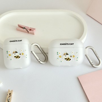 周氏喵喵蜜蜂貓貓強悍防摔AirPods保護套