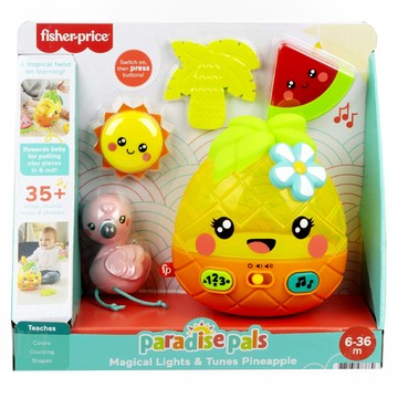 Fisher-Price 費雪 可愛聲光小鳳梨  可愛聲光小鳳梨 多色  1組
