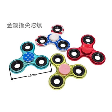 金钃指尖陀螺 (Fidget Spinner) 紓壓玩具 旋轉玩具 手指玩具  益智玩具 河馬班玩具