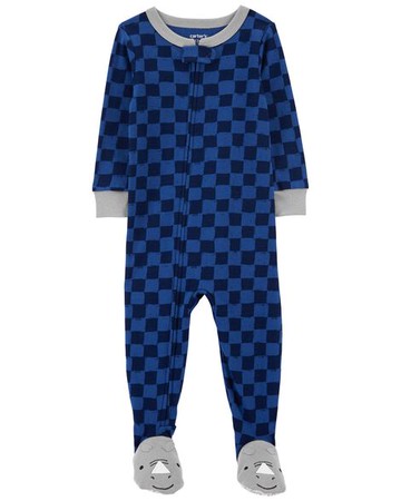Baby 1-Piece Rhino 100% Snug Fit Cotton Footie PJs