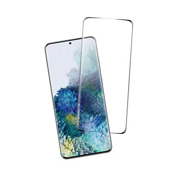 Samsung Galaxy S20+ 全螢幕觸控 9H鋼化玻璃膜 曲面全膠 手機 保護貼