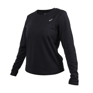 ASICS 女長袖訓練T恤(免運 反光 運動 上衣 休閒「2032D528-001」≡排汗專家≡