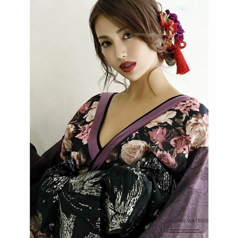 楽天市場】花魁 和柄ドレス 花魁ドレス 着物ドレス 和柄 花魁