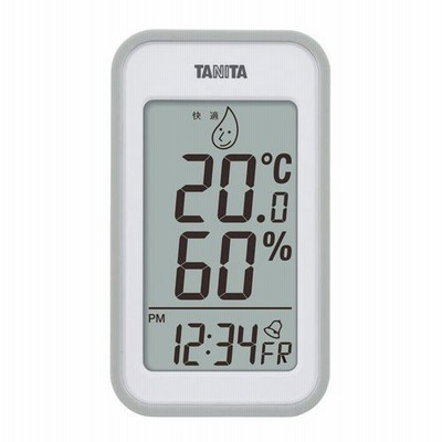 TANITA タニタ デジタル温湿度計 グレー TT-559 BOVQ101