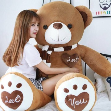 特惠🚀🚀✨超大號泰迪熊 熊貓布娃娃 毛絨玩具公仔 玩偶床上抱枕 女生可愛生日禮物
